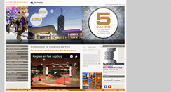 Desktop Screenshot of kongress-augsburg.de