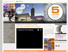 Tablet Screenshot of kongress-augsburg.de